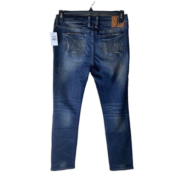 Remix By Rock Revival Jeans Women Size 29 Mid-Rise Straight Dark Wash Denim - Picture 2 of 13